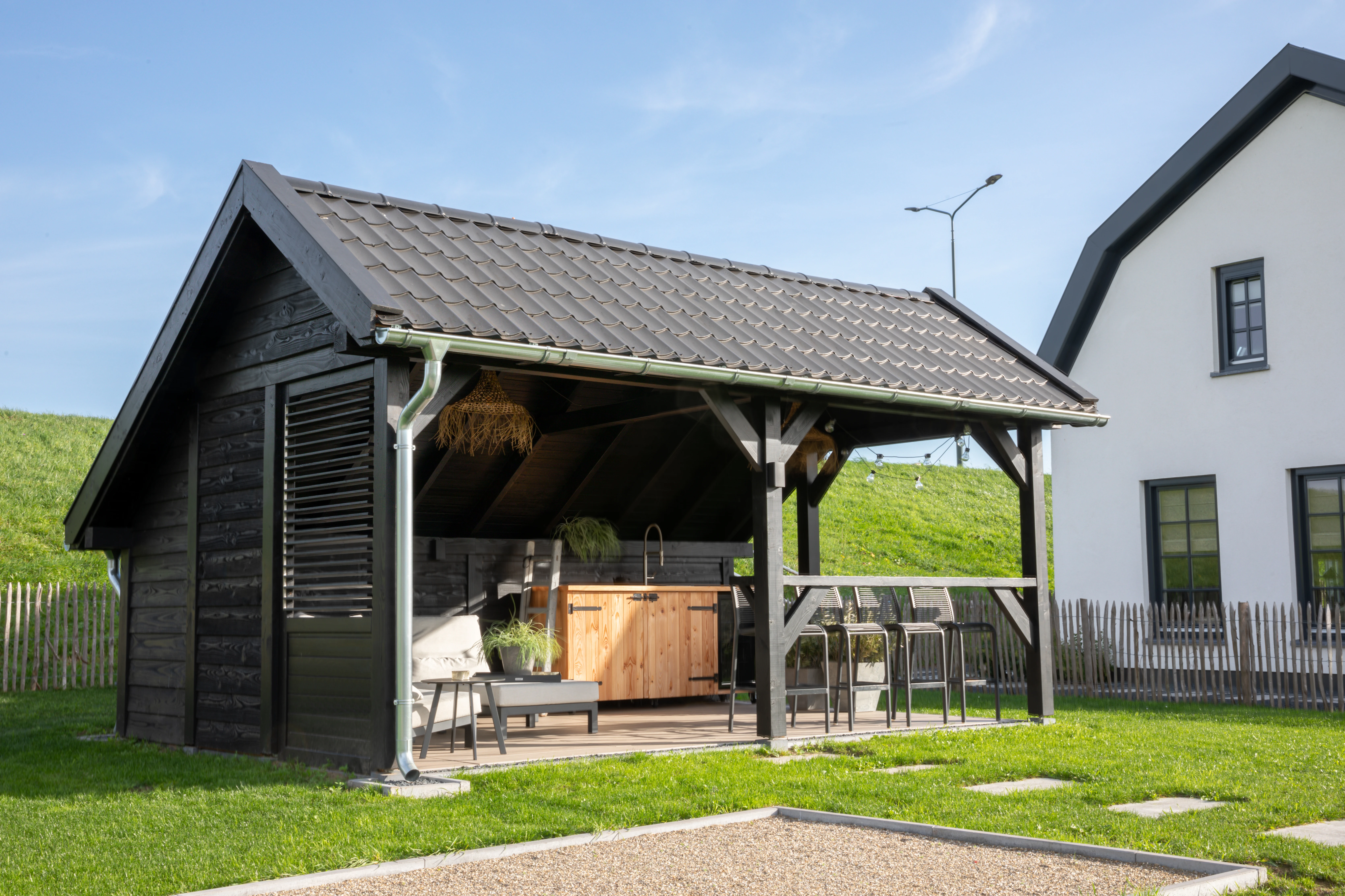 Douglas Kapschuur, 1200 x 400, met achterwand en zijwand, Westwood Deluxe - Afbeelding 3